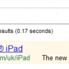 Google search for Dell streak and HP slate shows iPad ads